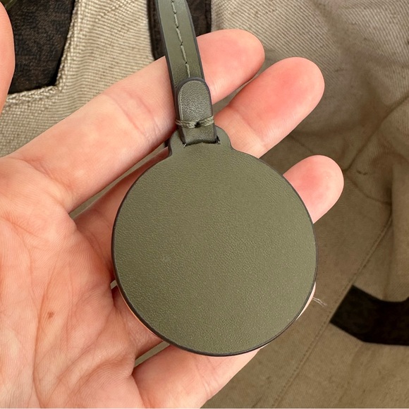 MICHAEL Michael Kors Eva Large Signature Logo Stripe Tote Shoulder Bag Brown - Picture 14 of 16